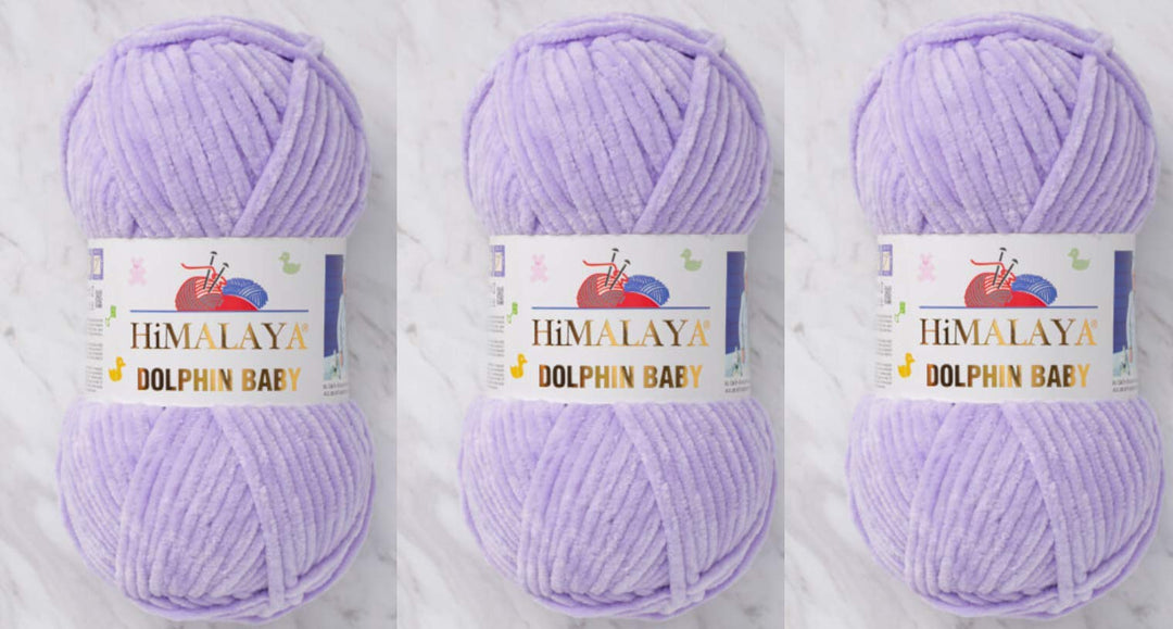 3 Knäuel Himalaya Delphin Baby Garn 395 Yards 3x100g Super Bulky Baby Blanket Garn (80305), 80305
