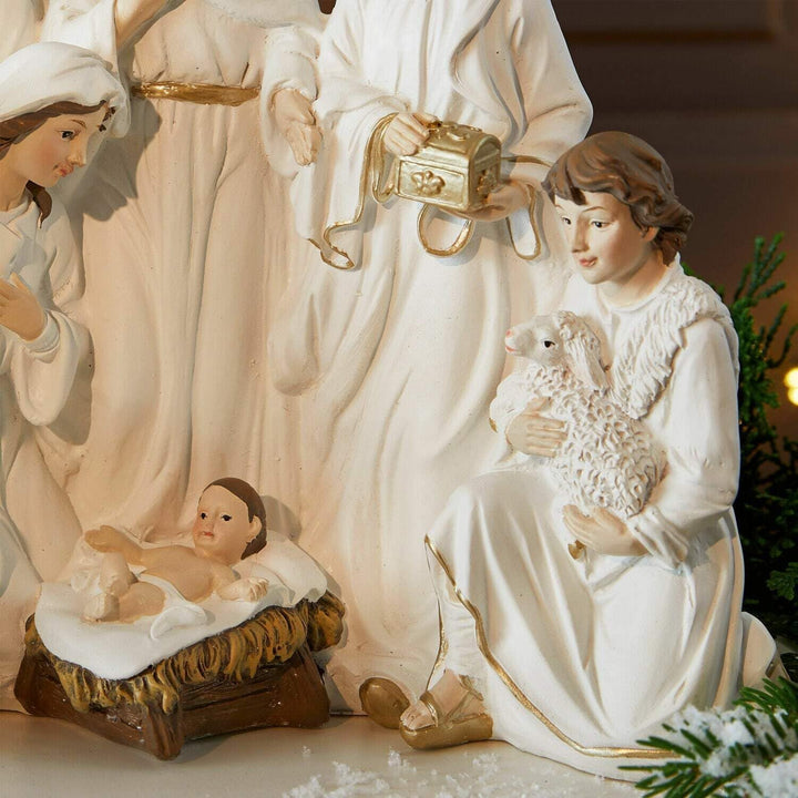 Loberon® Krippenfigur Kanem, feine Handbemalung, Weihnachtsgeschichte, Weihnachtsfiguren, Weihnachts