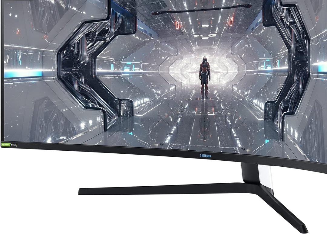 Samsung Odyssey G9 Curved Gaming Monitor C49G94TSSP, 49 Zoll, VA-Panel, QLED, DQHD-Auflösung, AMD Fr