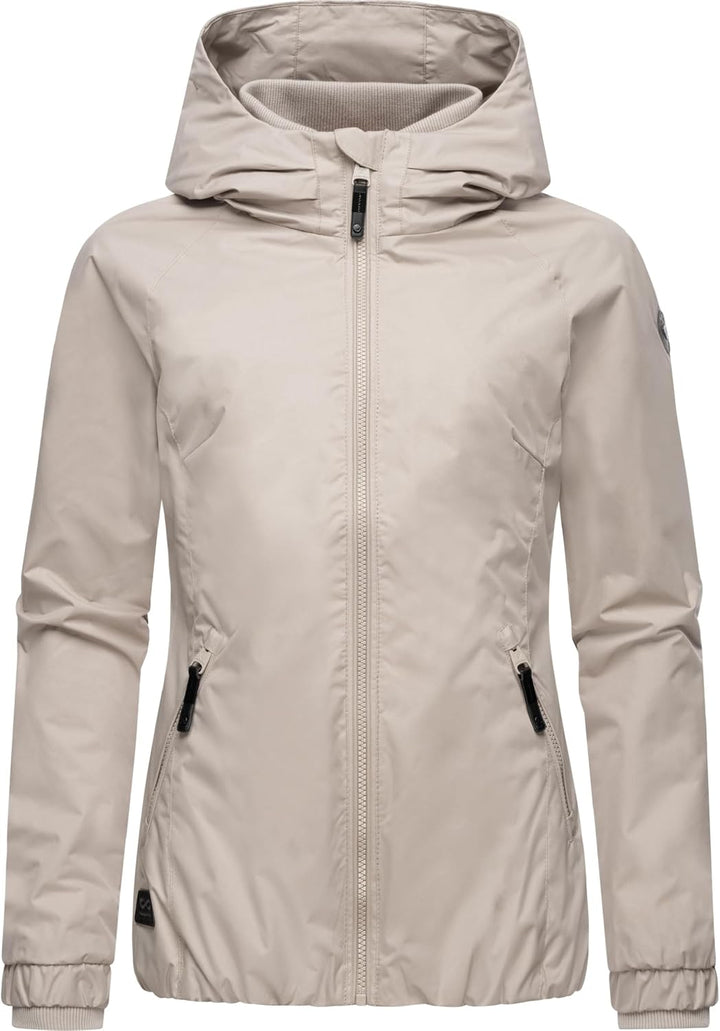 Ragwear Damen Übergangsjacke leichte Jacke kurz mit Kapuze Dizzie XS-6XL S Bone24, S Bone24
