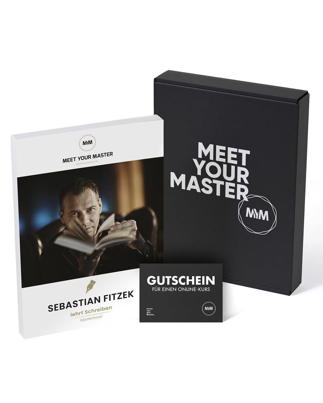 Geschenkbox Sebastian Fitzek: 8 Stunden Online-Kurs - So schreibst du dein eigenes Buch + umfangreic