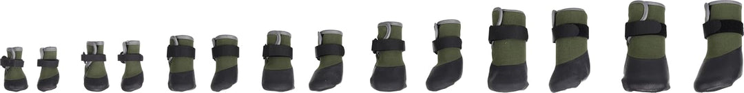 hundeschuhe - Magna - 2 Stück - grün - L - 5,7x5,2x11,4 cm - Polyester - weiche Sohle - rutschfest -