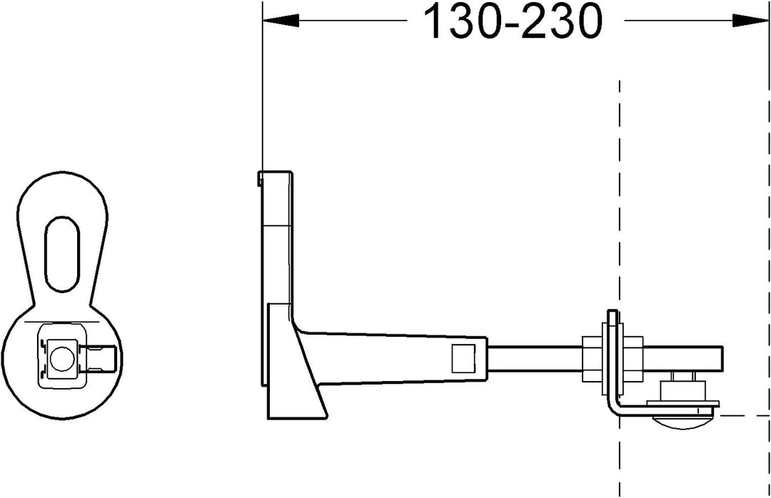 Grohe Wandbefestigung für Rapid SL WC-Element 38733000