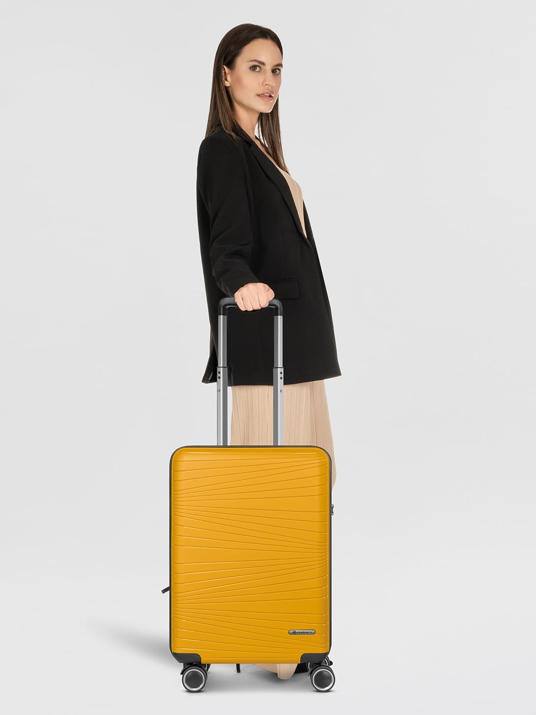 Franky Dallas 3.0 Hartschalen-Trolley mit 4 Rollen S 55 cm | Ausgestattet mit TSA-Schloss, Dehnfalte