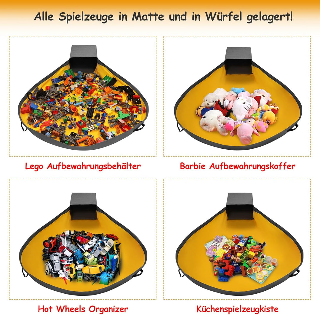 Spielzeug Aufbewahrungsorganizer für Spielmatte Tasche – Duplo Spielzeug Aufbewahrungsbehälter für K