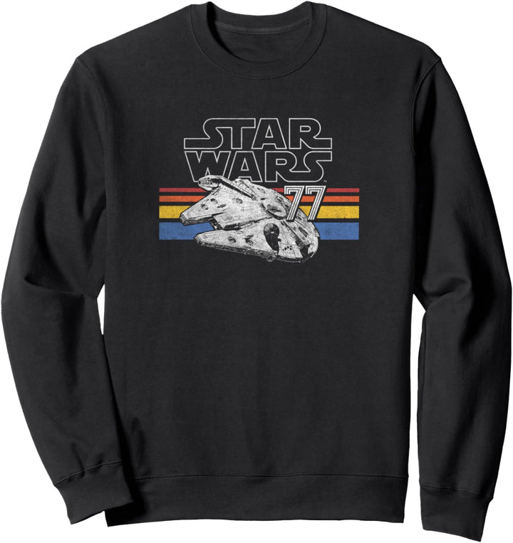 Star Wars Retro Falcon Stripes Sweatshirt
