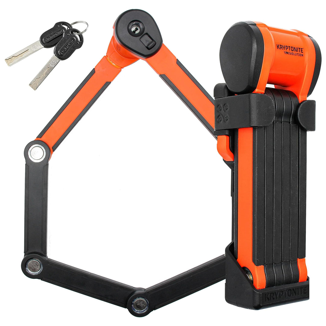 Kryptonite Evolution 790 Faltschloss - 90 cm, Sicherheitsgrad 7/10, Kompaktes sicheres Fahrradschlos