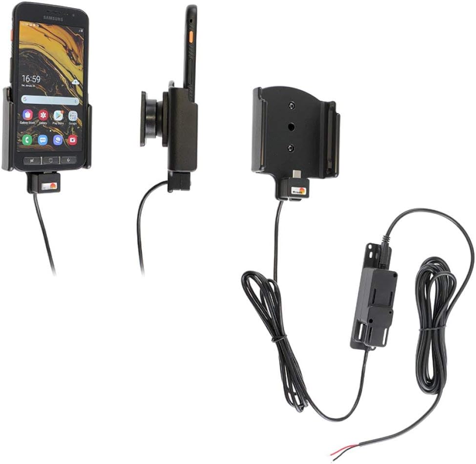 Brodit Gerätehalter 727133 | Made IN Sweden | mit Ladefunktion für Smartphones - Samsung Galaxy XCov