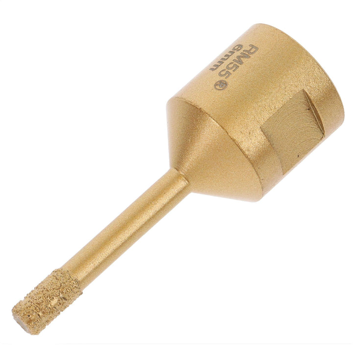 PRODIAMANT Profi Fliesenbohrer Fliese 6 mm x M14 Diamantbohrer Winkelschleifer für trockenbohren in