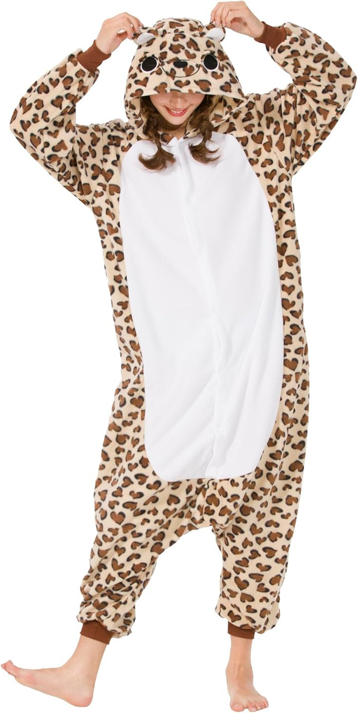 SimZoo Unisex Pyjamas Onesies Tiere Kostüm Cosplay Erwachsene Karneval Nachtwäsche Halloween Schlafa