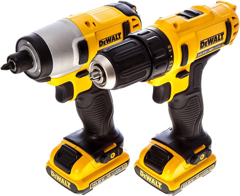 DeWalt dck211d2t-qw 10,8V-XR Lithium-Ionen Schrauber-Set, XR Bohrschrauber + XR Schlagbohrschrauber