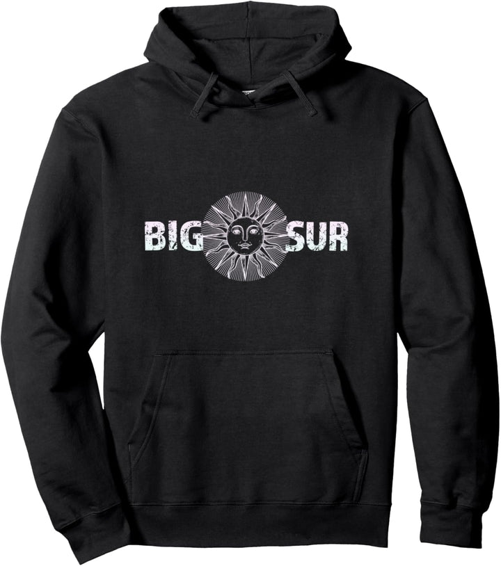 Big Sur Vintage Retro 70er Jahre Sun Face 80er Jahre Pullover Hoodie