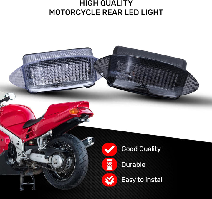 aVDB-moto LED Bremslicht/Rücklicht kompatibel mit HONDA Varadero 1000 XLV 1999-2002 Plug & Play mit