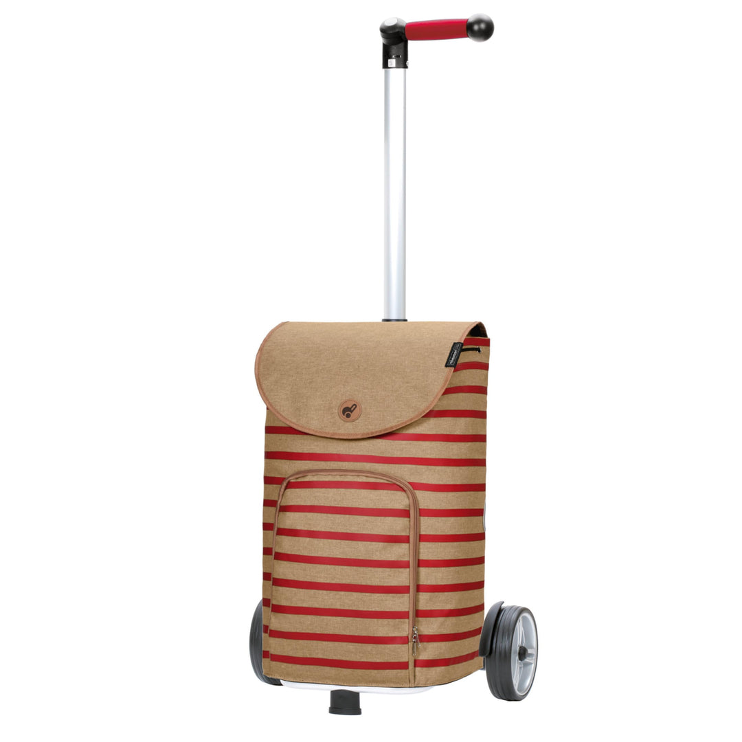 ANDERSEN Einkaufstrolley - Shopper Eske rot 47 L Handwagen, modern, nachhaltig, Shopping, Aluminium,