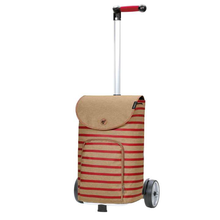 ANDERSEN Einkaufstrolley - Shopper Eske rot 47 L Handwagen, modern, nachhaltig, Shopping, Aluminium,