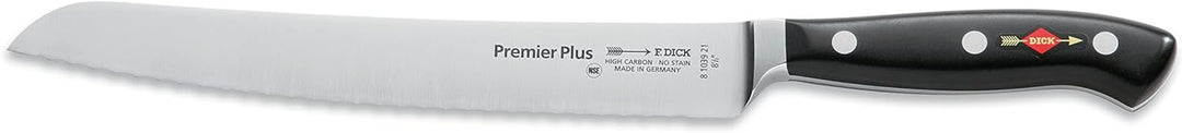 F. DICK Brotmesser, Sägemesser, Premier Plus (Messer mit Klinge 21 cm, X50CrMoV15 Stahl, nichtrosten