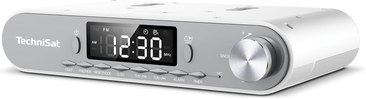 TechniSat KITCHENRADIO - Unterbau Küchenradio mit UKW/FM, LED Display, Arbeitsleuchte, Timer, Blueto