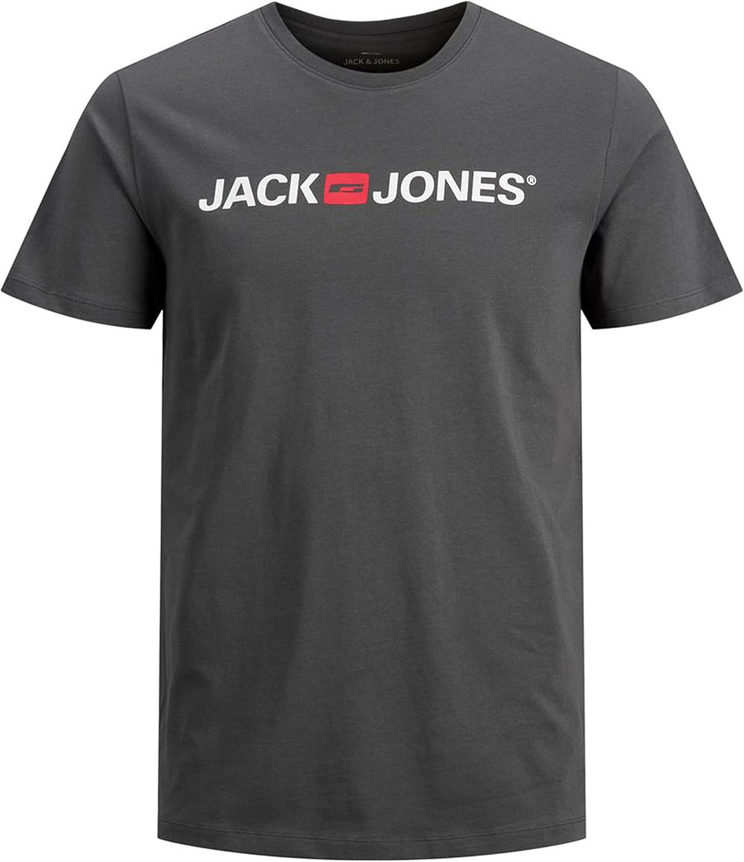 JACK &amp; JONES Herren JJECORP Logo Tee SS Crew Neck Vorteilspack, Asphalt/1Asphalt1DustyOlive1Gr, L