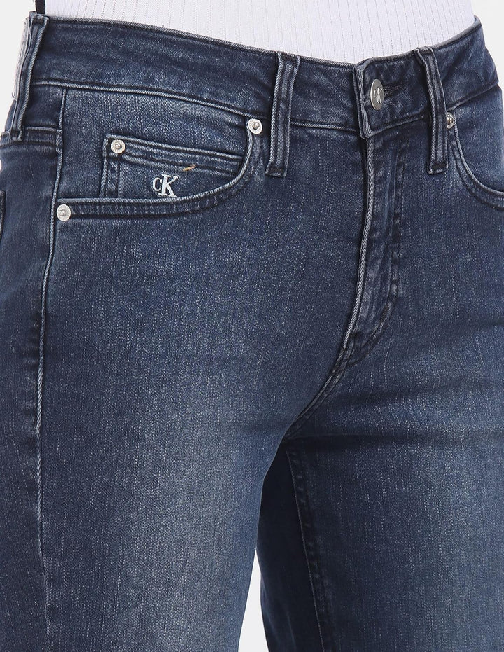 Tommy Hilfiger Damen Hose 30W Short Blue Black Rivet, 30W Short Blue Black Rivet