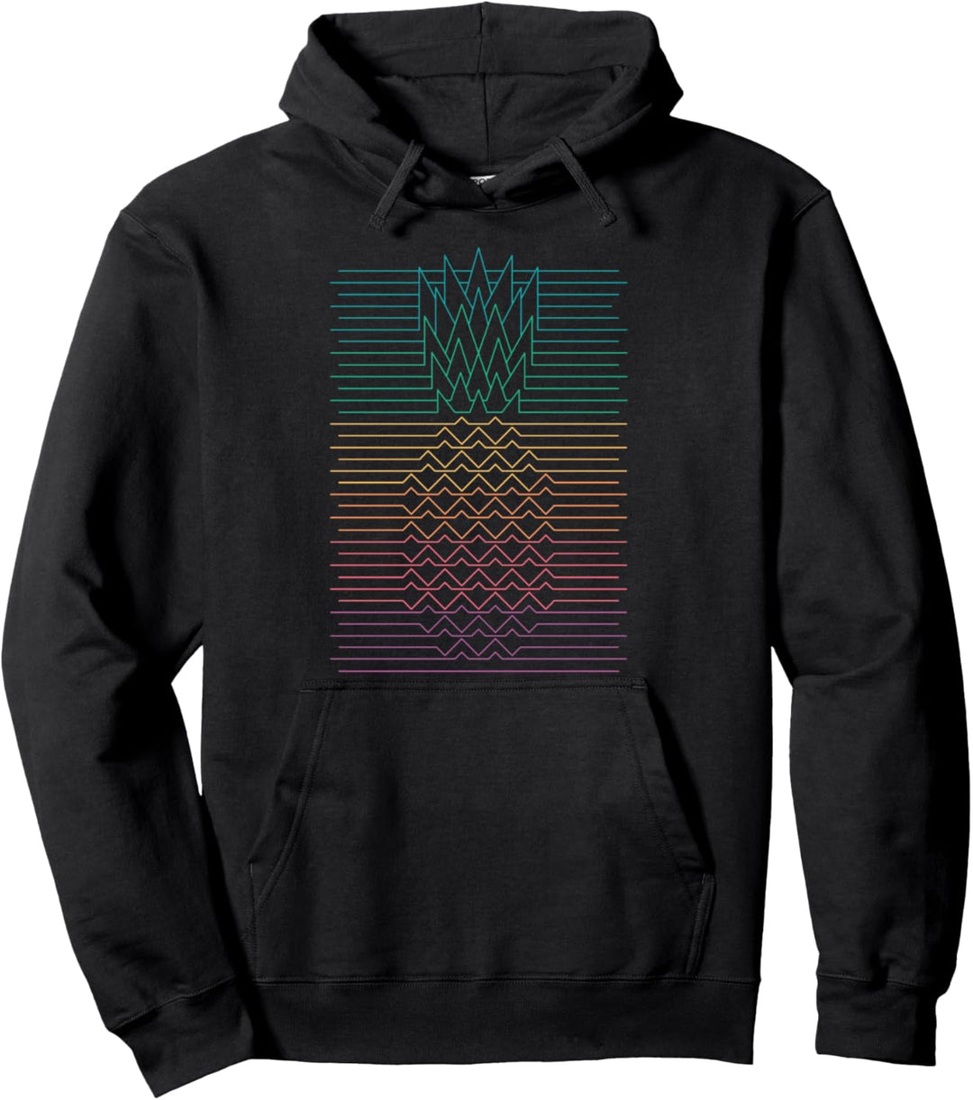 Pineapple Aloha Hawaii-Shirt – Retro geometrisches Kleid Tee Pullover Hoodie