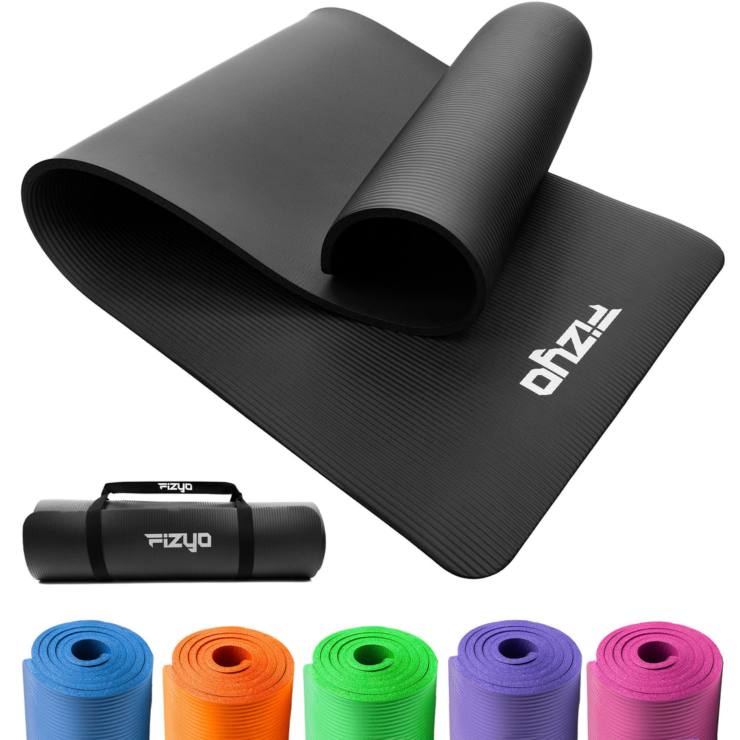 Fizyo Rutschfeste Yogamatte aus NBR-Schaum 190×100×1,5 cm – Extra Grosse Fitness- und Gymnastikmatte