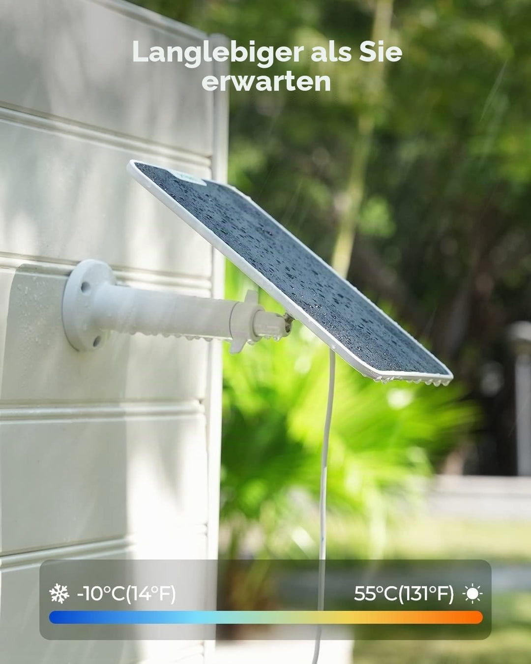 [2023 Update-Version] Reolink 6W Solarpanel für Akku Überwachungskamera Aussen, USB Schnittstelle, S