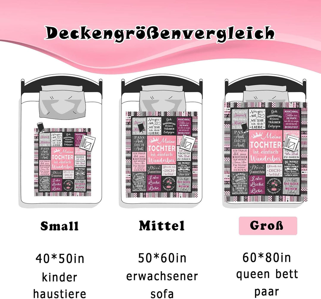 Tochter Geschenke von Mama, Geschenke für Tochter, Beste Tochter Geschenke für Geburtstag Weihnachte