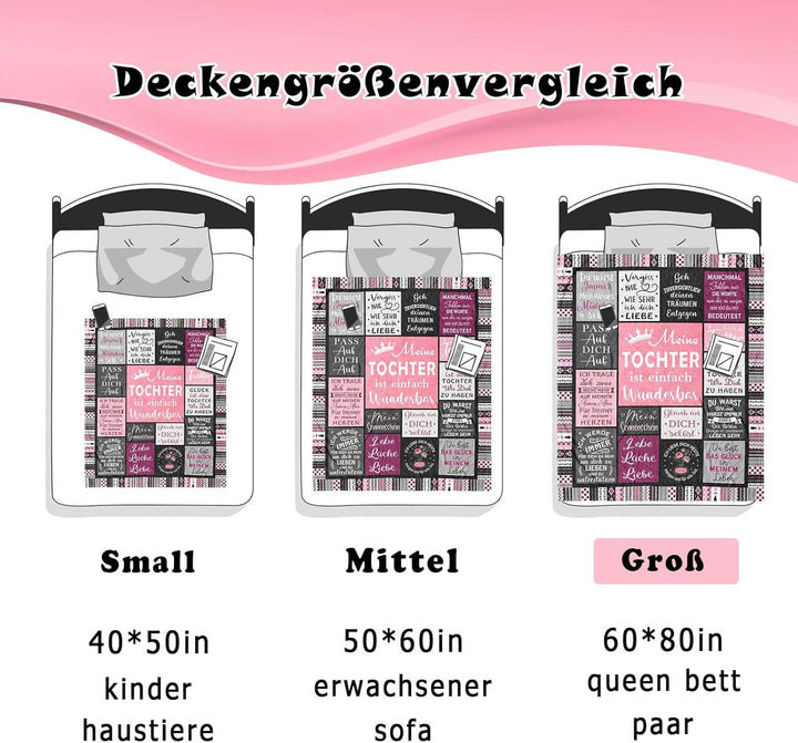 Tochter Geschenke von Mama, Geschenke für Tochter, Beste Tochter Geschenke für Geburtstag Weihnachte