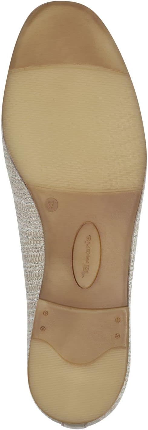 Tamaris Slipper 1-1-24209-20 normal 37 EU Ivory Struct, 37 EU Ivory Struct