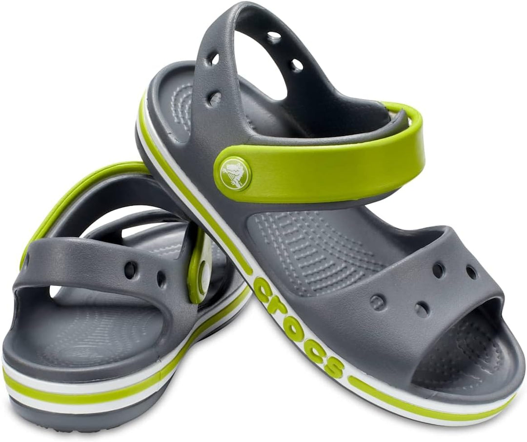 Crocs Bayaband Unisex Children's Sandal K Leisure Flip Flops Sportswear 19/20 EU Charcoal, 19/20 EU