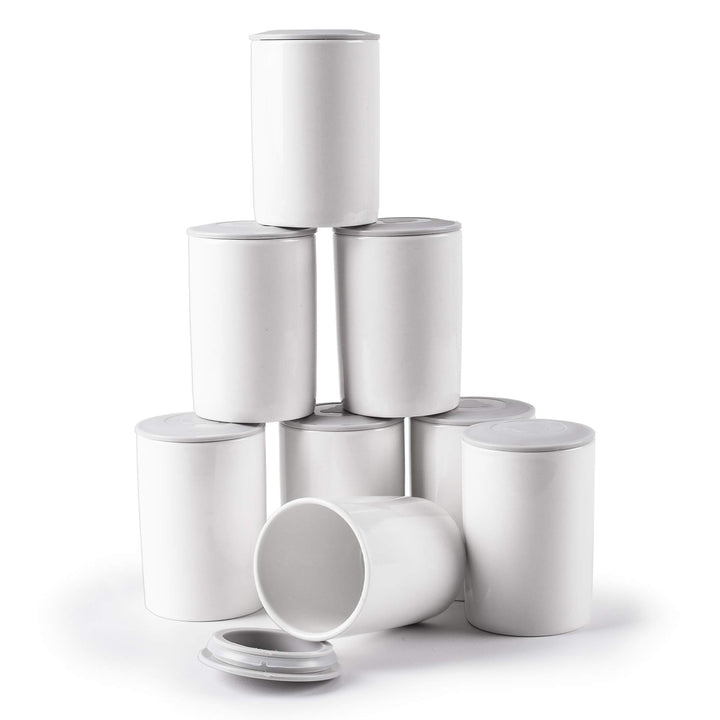Duronic P8YM2 Joghurtbecher | Ersatzbecher für Duronic Joghurtbereiter | Fassungsvermögen 125 ml | 8