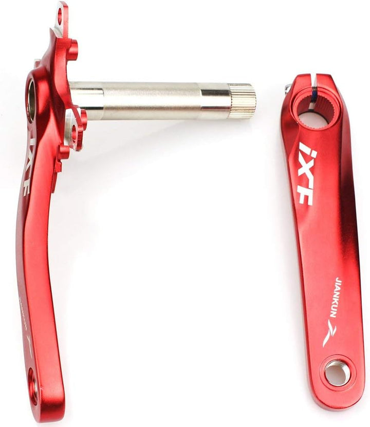 CYSKY Fahrrad Kurbelarm Set 170mm 104 BCD mit Tretlager Kit und Kettenblattschrauben für MTB BMX Ren