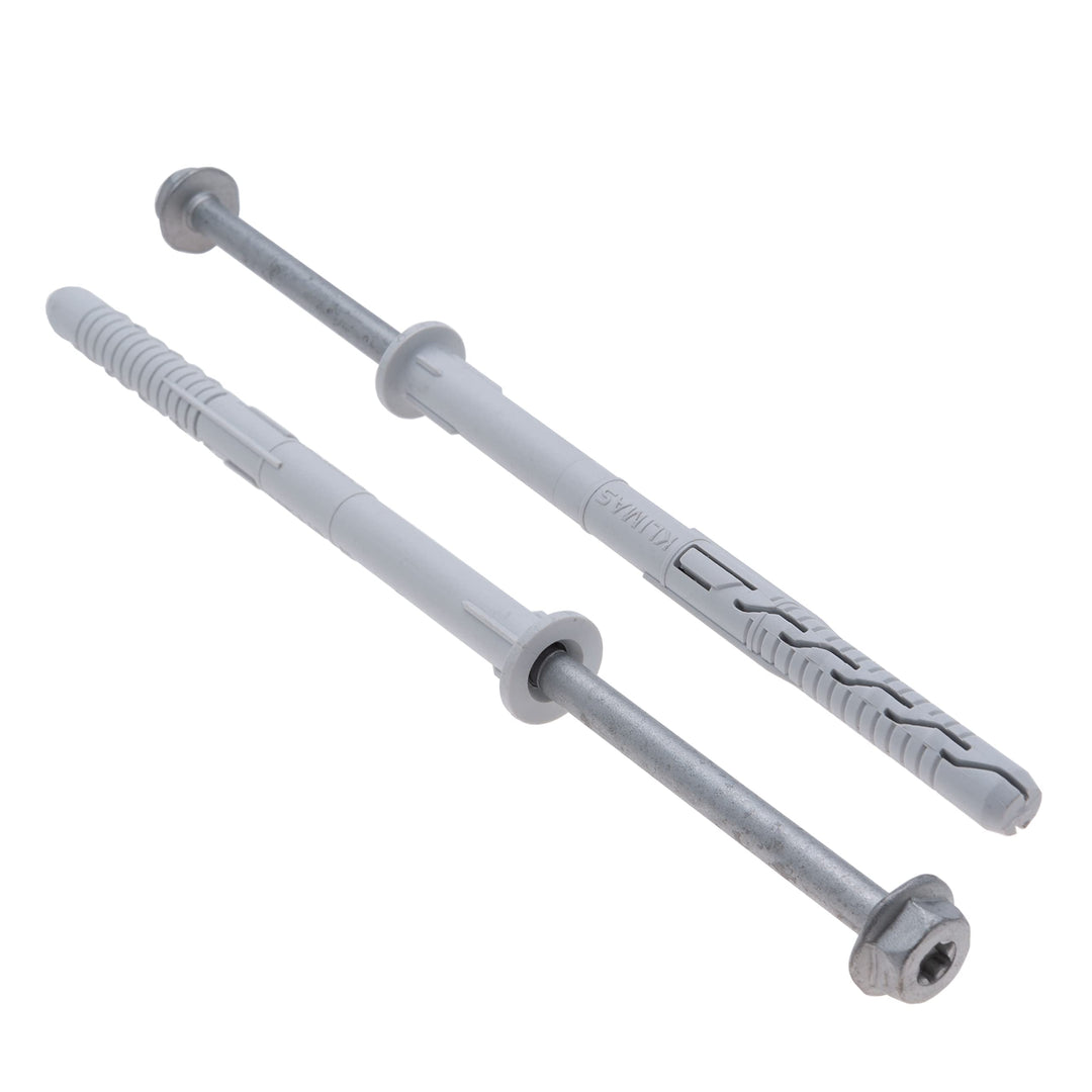 10x100 Hex Torx Schrauben & Dübel Fast-K Heavy Duty von Keple 50 Pack Wandmontage Schrauben Dübel Wa