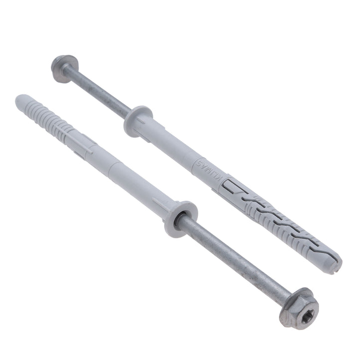 10x100 Hex Torx Schrauben & Dübel Fast-K Heavy Duty von Keple 50 Pack Wandmontage Schrauben Dübel Wa