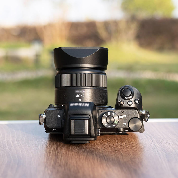 JJC Quadratische Gegenlichtblende mit Deckel für Nikon Nikkor Z 40 mm f/2 (SE) Objektiv & Nikkor Z 4