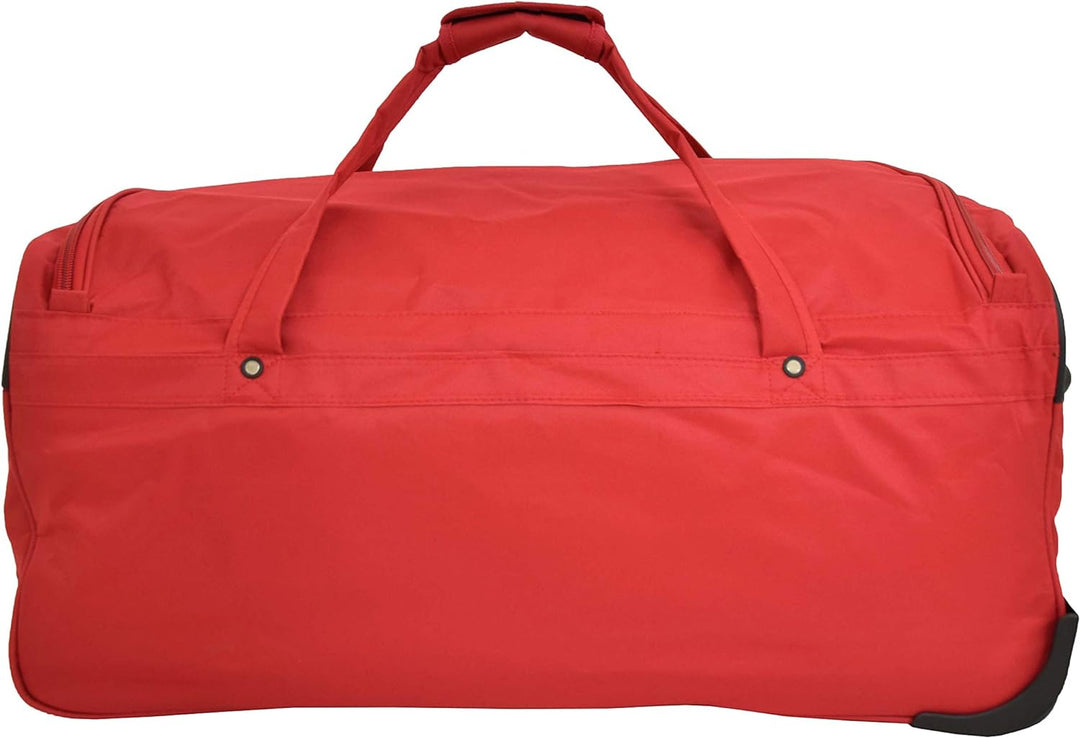 Gross Reiseduffle 28" Wheeled Reisetasche Weiches Leichtgewicht Gepäck Trolley Bag - Marco (Rot), Ro