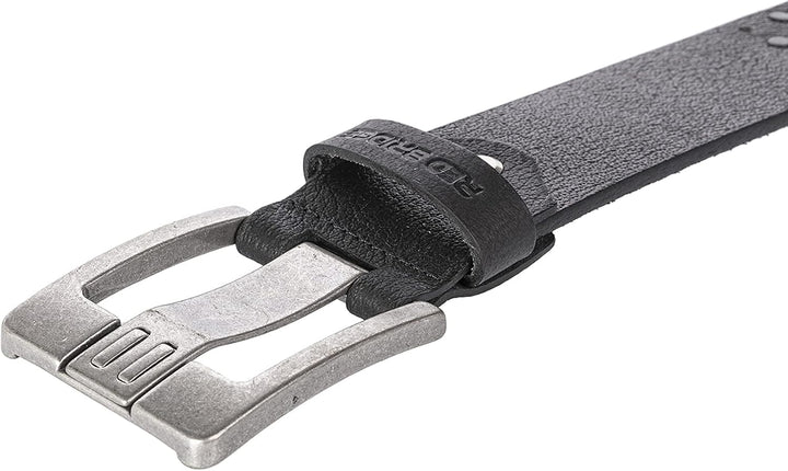Redbridge Ledergürtel Gürtel mit Nieten Robust und Langlebig 80 Schwarz, 80 Schwarz