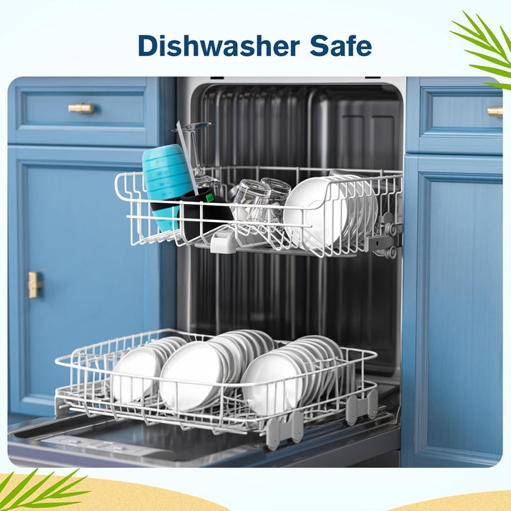 pecute Trinkflasche Hunde für Unterwegs, Hundetrinkflasche Silikon Wasserflasche Hund mit Faltbarer