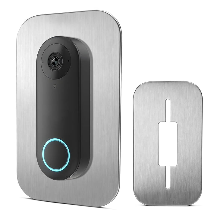 Blende Edelstahl für Reolink Doorbell PoE - Platte für Reolink Video Doorbell WiFi Türklingel mit Ka