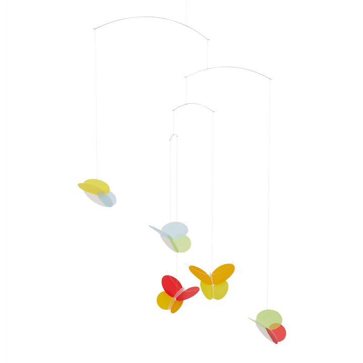 Flensted Mobiles Butterflies Mobile Blue, Green, red, White, Yellow, orange, pink 68x45cm
