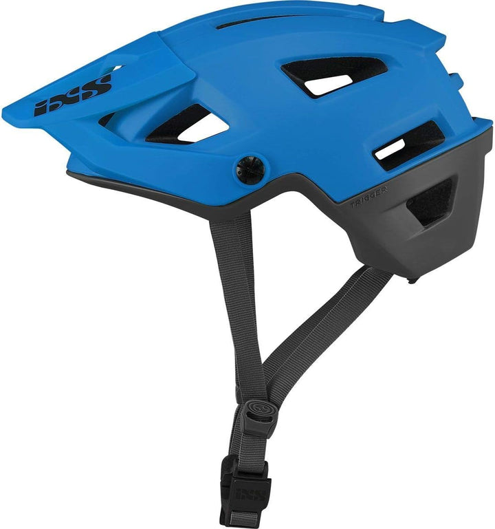 IXS Trigger Am Mountainbike-Helm, Blau (Fluo Blue), ML (58-62cm)