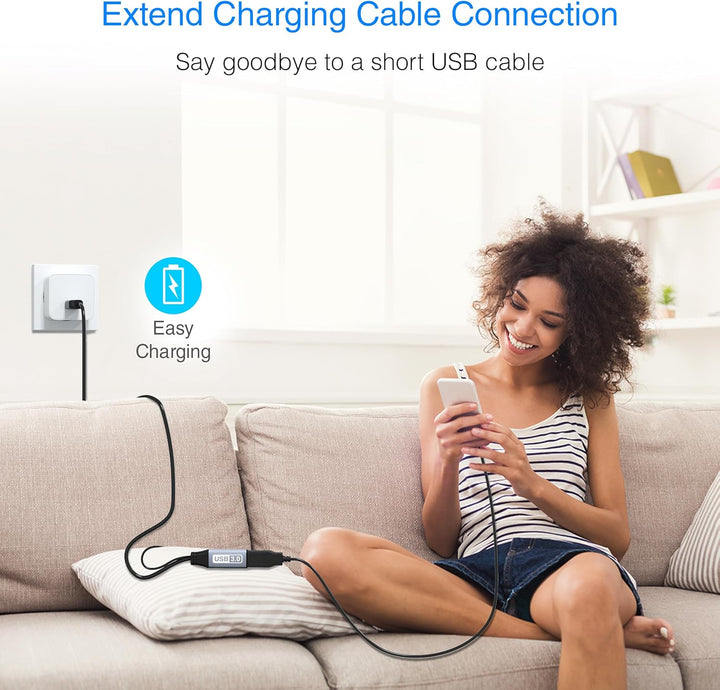 BlueRigger USB 3.0-Verlängerungskabel (90 cm, aktiv, 5 Gbit/s, In-Wall CL3-bewertet, Typ A Stecker a