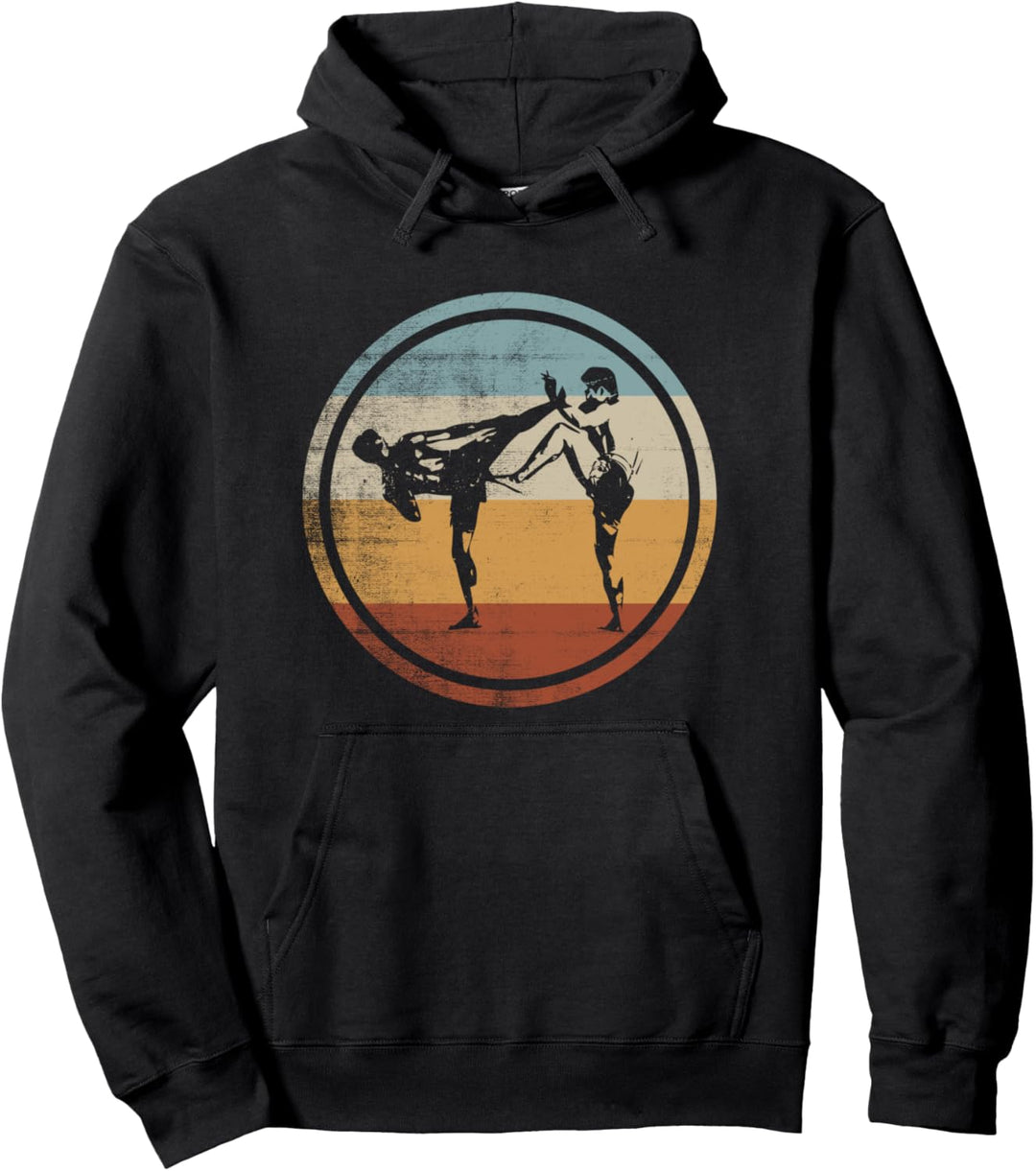 Vintage Design Kampfsport Muay Thai Pullover Hoodie
