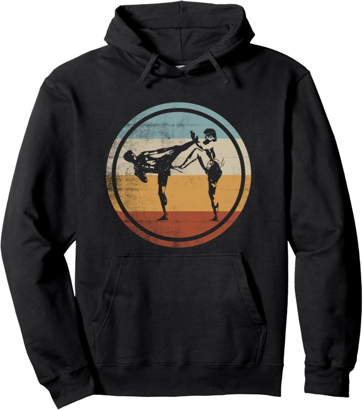 Vintage Design Kampfsport Muay Thai Pullover Hoodie