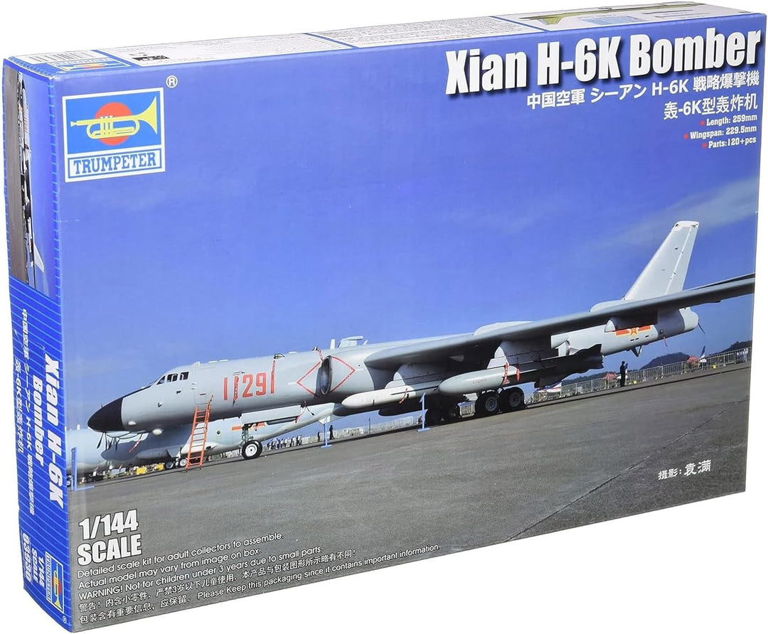 Trombettista 003930 1/144 Yian H-6K, Mehrfarbig