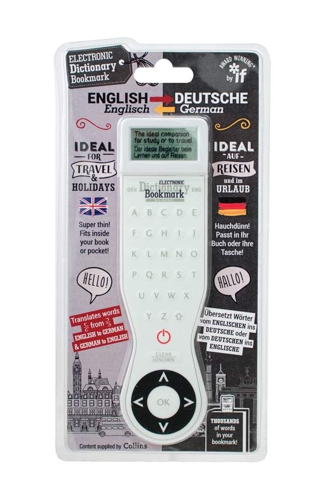 Electronic Dictionary Bookmark-German-English,White Deutsch-Englisch/Englisch-Deutsch, Deutsch-Engli