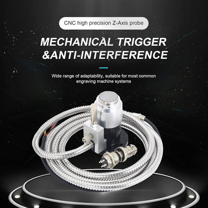 RATTMMOTOR CNC Z Achse Touch Plate Werkzeug Einstellung Sonde High Precision Router Auto Check Instr