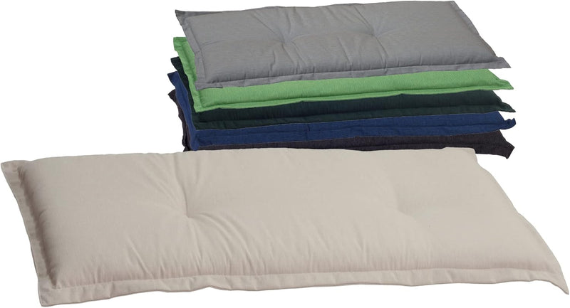 Beo Bankauflage 100 x 45 cm Waschbar Ascot | Premium-Qualität Made in EU | Atmungsaktive Gartenbank