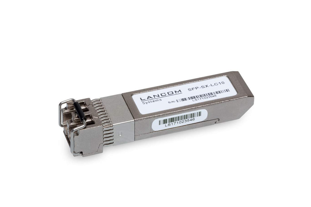 LANCOM SFP-SX-LC10 Glasfaser-SFP-Modul, 10GBASE-SR/SW-SFP-Modul, Multimode Fiber (max. Entfernung 30