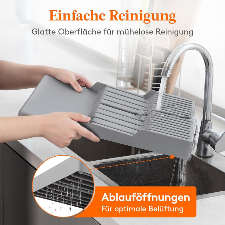 Lifewit Magnetischer Messerhalter Schublade für 16 Messer, Messer Organizer mit Rutschfestem Boden,
